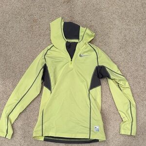 Nike Neon Green and Black Pullover
